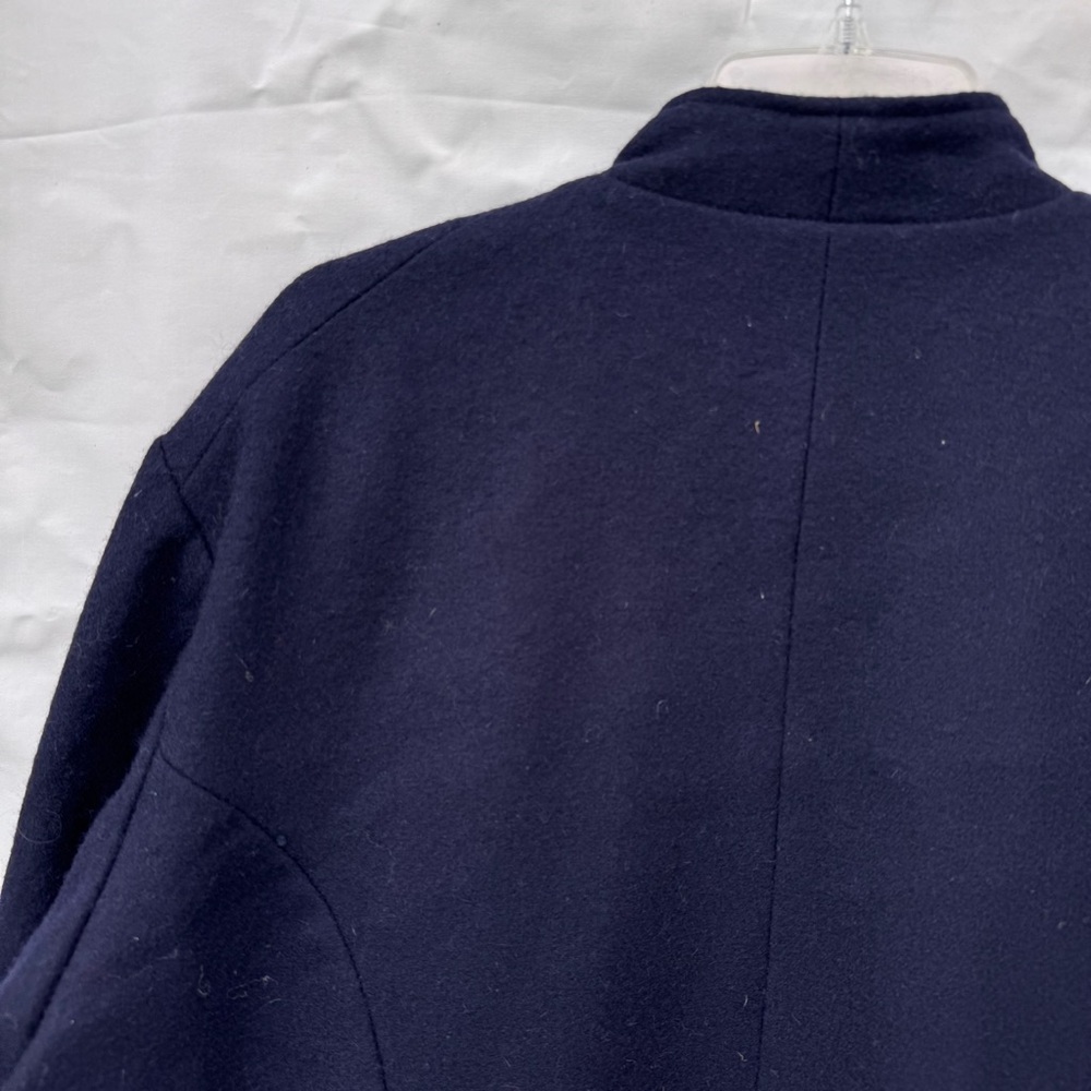 Vintage handmade wool button down military style jacket size medium z26 - Picture 7 of 9